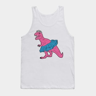 Dinosaurs love pink Tank Top